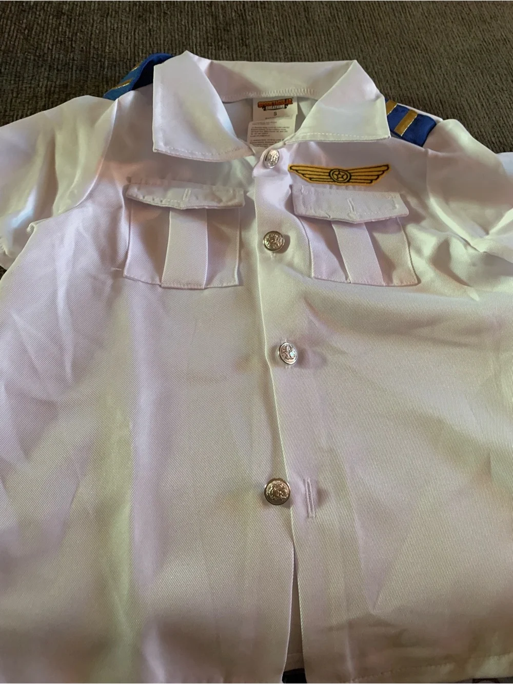 Kids Pilot Costume for Boys Airline Captain Pilot